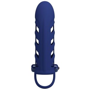 FOR HIM Pretty Love Altaf Vibratorring met siliconen hoes blauw FOR HIM Pretty Love Altaf Vibratorring met siliconen hoes blauw - Afbeelding 5