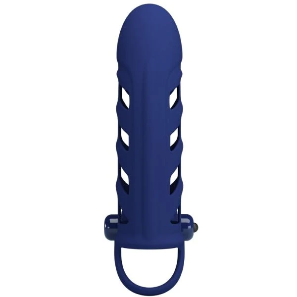 FOR HIM Pretty Love Altaf Vibratorring met siliconen hoes blauw FOR HIM Pretty Love Altaf Vibratorring met siliconen hoes blauw