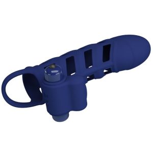 FOR HIM Pretty Love Altaf Vibratorring met siliconen hoes blauw FOR HIM Pretty Love Altaf Vibratorring met siliconen hoes blauw - Afbeelding 2