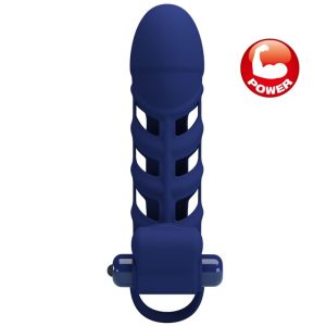 FOR HIM Pretty Love Altaf Vibratorring met siliconen hoes blauw FOR HIM Pretty Love Altaf Vibratorring met siliconen hoes blauw - Afbeelding 6