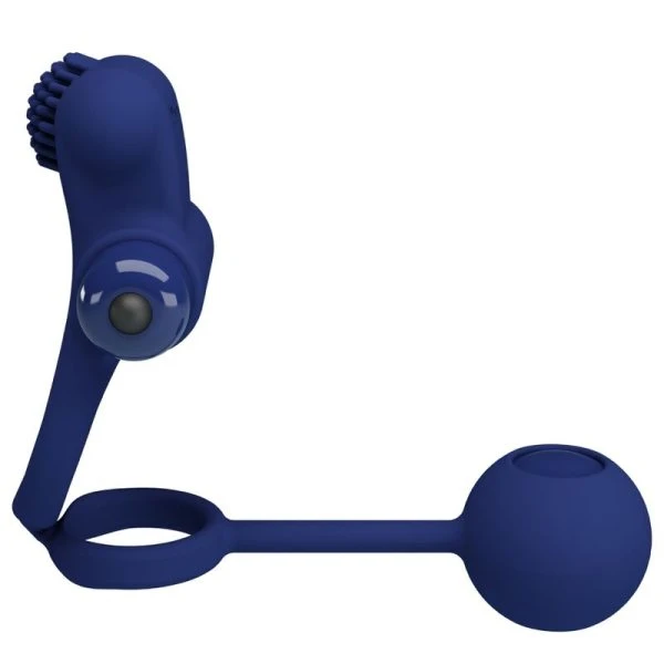 FOR HIM Pretty Love Remington Dubbele Vibratiering met Plug Blauw