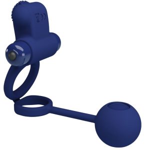 FOR HIM Pretty Love Remington Dubbele Vibratiering met Plug Blauw FOR HIM Pretty Love Remington Dubbele Vibratiering met Plug Blauw - Afbeelding 3