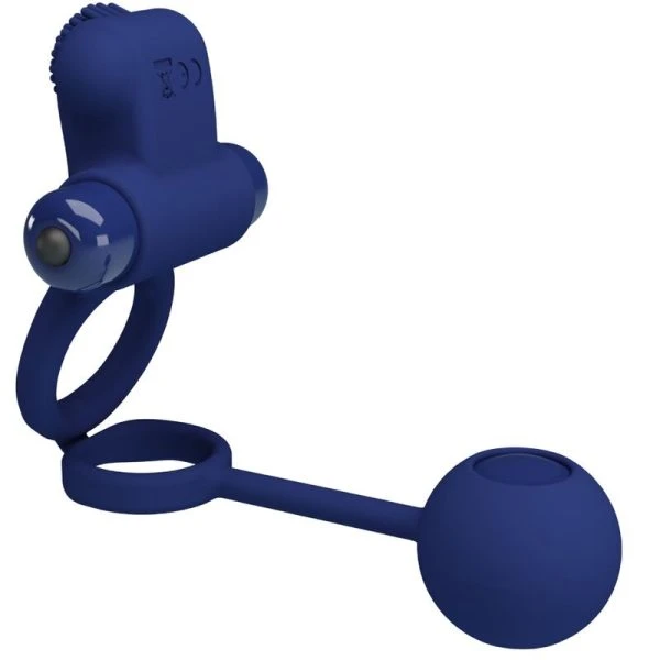 FOR HIM Pretty Love Remington Dubbele Vibratiering met Plug Blauw