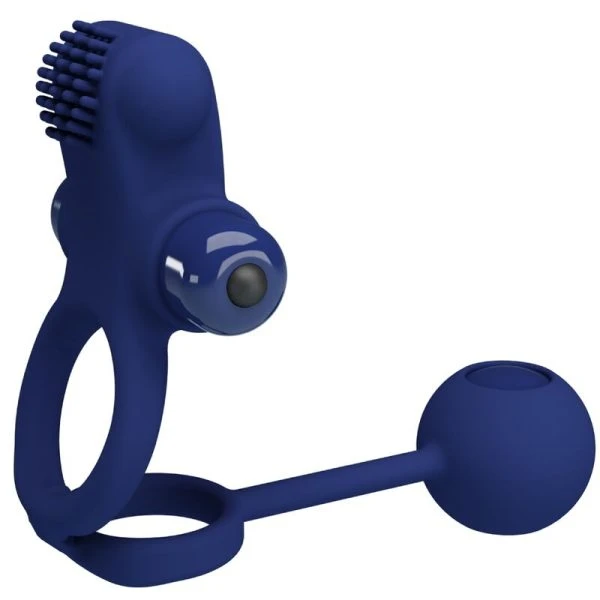 FOR HIM Pretty Love Remington Dubbele Vibratiering met Plug Blauw