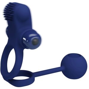 FOR HIM Pretty Love Remington Dubbele Vibratiering met Plug Blauw FOR HIM Pretty Love Remington Dubbele Vibratiering met Plug Blauw - Afbeelding 4