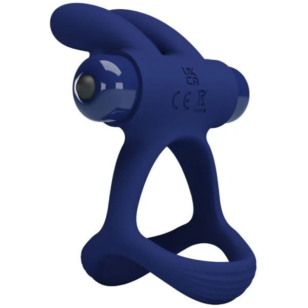 FOR HIM Pretty Love Francisco Dubbele Vibratiering Konijn Blauw