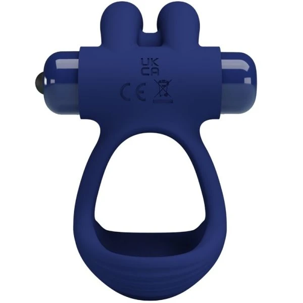 FOR HIM Pretty Love Francisco Dubbele Vibratiering Konijn Blauw