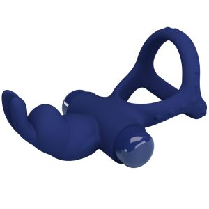 FOR HIM Pretty Love Luchito Dubbele Vibrerende Penisring Konijn Blauw FOR HIM Pretty Love Luchito Dubbele Vibrerende Penisring Konijn Blauw - Afbeelding 5