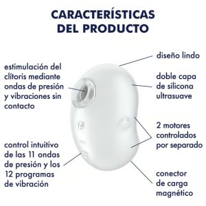 Satisfyer Layons Cutie Ghost Auflegevibrator mit Druckwellen und Vibration, weiß Satisfyer Layons Cutie Ghost Auflegevibrator mit Druckwellen und Vibration, weiß – Bild 4