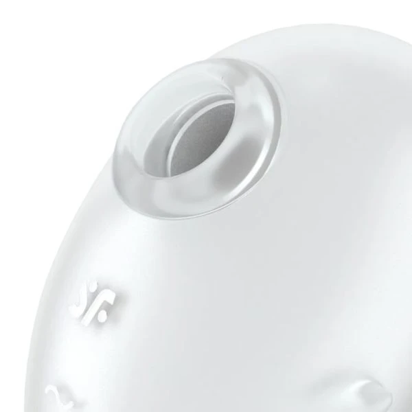 Satisfyer Layons Cutie Ghost Auflegevibrator mit Druckwellen und Vibration, weiß