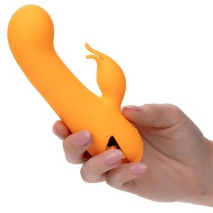 Calexotics Montecito Muse Vibrator Rabbit met Ophlaasfunctie Oranje Calexotics Montecito Muse Vibrator Rabbit met Ophlaasfunctie Oranje - Afbeelding 1