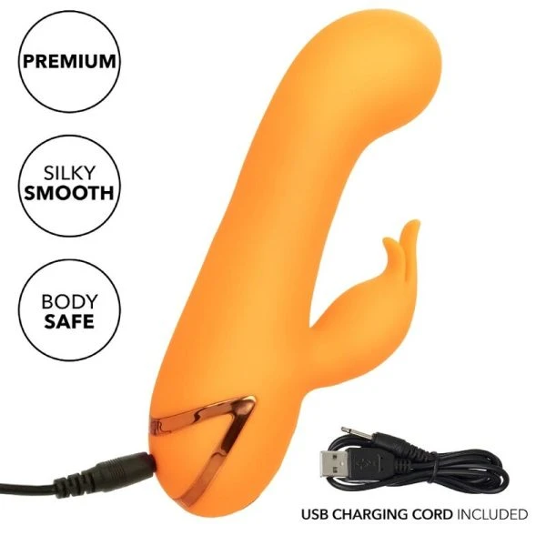 Calexotics Montecito Muse Vibrator Rabbit met Ophlaasfunctie Oranje