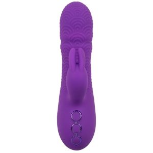 Calexotics Manhattan Beach Marvel Vibrator met clitorisstimulator en stootfunctie, Paars Calexotics Manhattan Beach Marvel Vibrator met clitorisstimulator en stootfunctie, Paars - Afbeelding 2