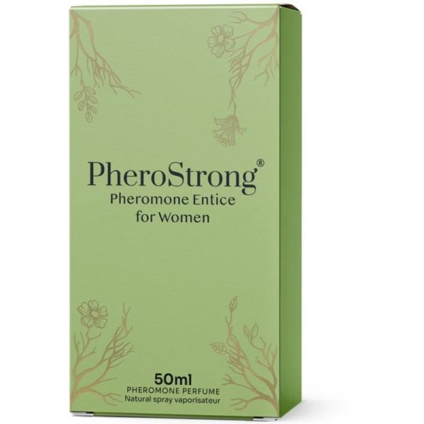 Pherostrong Pheromoonparfum Entice voor vrouwen met een bloemige geur 50 ml