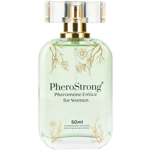 Pherostrong Pheromoonparfum Entice voor vrouwen met een bloemige geur 50 ml