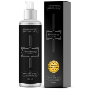 Pherostrong Massageolie met feromonen voor mannen Pherostrong Massageolie met feromonen voor mannen - Afbeelding 1