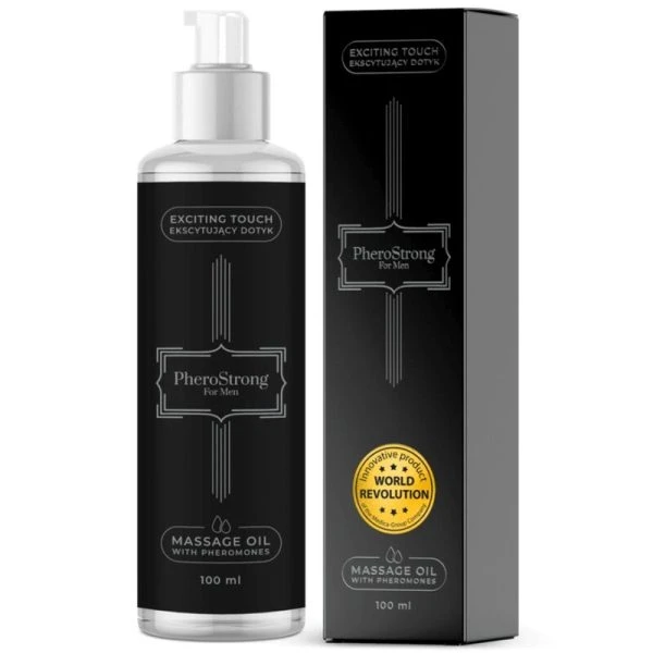 Pherostrong Massageolie met feromonen voor mannen