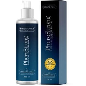 Pherostrong Massageolie Limited Edition voor mannen met feromonen