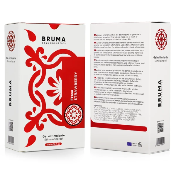Bruma Stimulerende Gel met Aardbeiensmaak Intiemgel