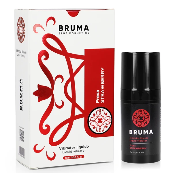Bruma Vloeibare Vibrator Ultra Glijdend Aardbei