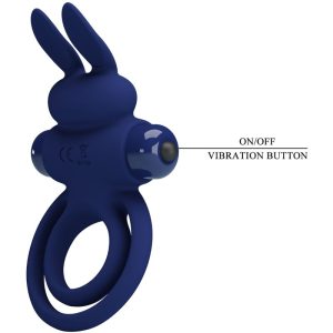 FOR HIM Pretty Love Darey Dubbele Vibratiering Konijn blauw FOR HIM Pretty Love Darey Dubbele Vibratiering Konijn blauw - Afbeelding 7