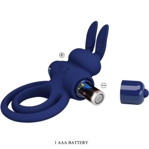 FOR HIM Pretty Love Darey Dubbele Vibratiering Konijn blauw FOR HIM Pretty Love Darey Dubbele Vibratiering Konijn blauw - Afbeelding 8
