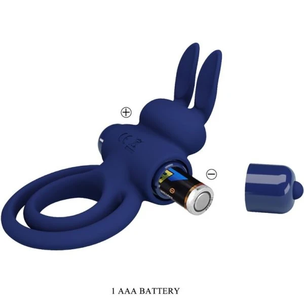 FOR HIM Pretty Love Darey Dubbele Vibratiering Konijn blauw