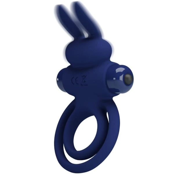 FOR HIM Pretty Love Darey Dubbele Vibratiering Konijn blauw