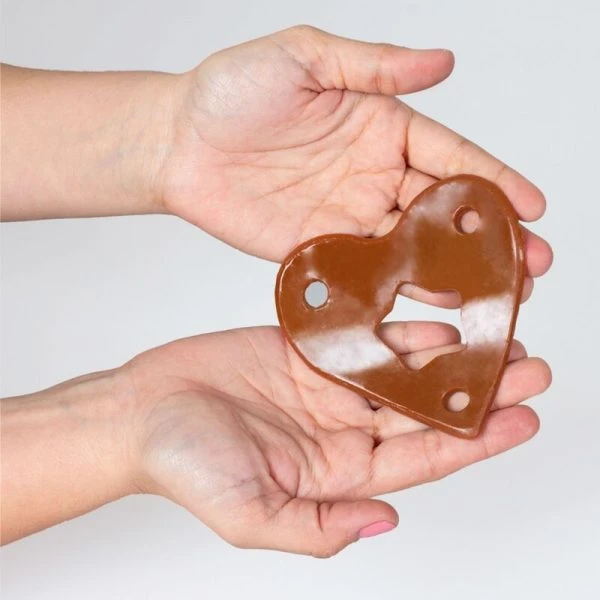 Secretplay Cosmetic eetbare tanga chocoladesmaak hartvorm Secretplay Cosmetic eetbare tanga chocoladesmaak hartvorm