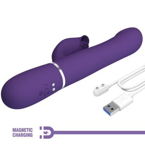 High Tech Pretty Love Zalin Rabbit Vibrator 4 in 1 met Parels Paars High Tech Pretty Love Zalin Rabbit Vibrator 4 in 1 met Parels Paars - Afbeelding 10