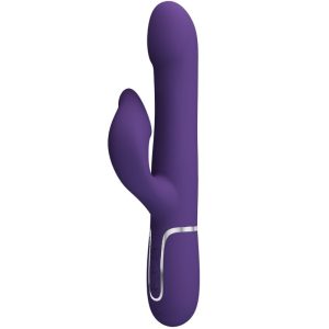 High Tech Pretty Love Zalin Rabbit Vibrator 4 in 1 met Parels Paars High Tech Pretty Love Zalin Rabbit Vibrator 4 in 1 met Parels Paars - Afbeelding 3