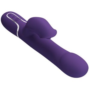 High Tech Pretty Love Zalin Rabbit Vibrator 4 in 1 met Parels Paars High Tech Pretty Love Zalin Rabbit Vibrator 4 in 1 met Parels Paars - Afbeelding 5