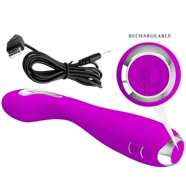Pretty Love APP Series Elektroschock-Vibrator Hector Violett