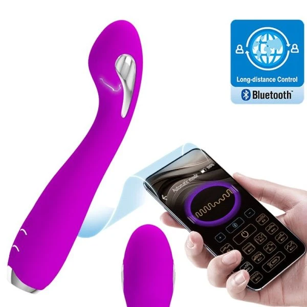 Pretty Love APP Series Elektroschock-Vibrator Hector Violett
