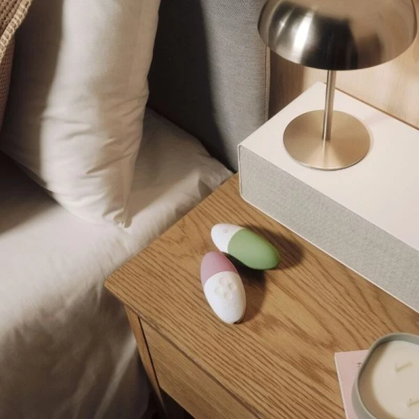 Lelo Siri 3 Clitorismassageapparaat met SoundSense-technologie pistachecrème
