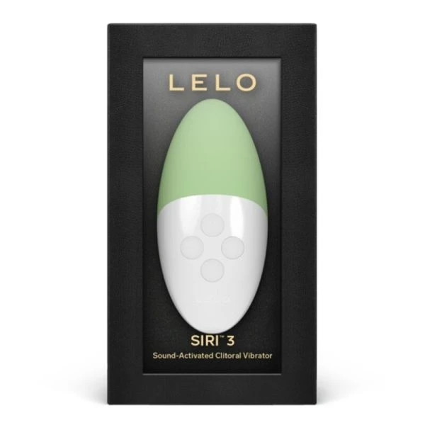 Lelo Siri 3 Clitorismassageapparaat met SoundSense-technologie pistachecrème