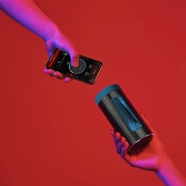Lelo F1s V3 Masturbator met app-bediening en trilling, Rood Lelo F1s V3 Masturbator met app-bediening en trilling, Rood