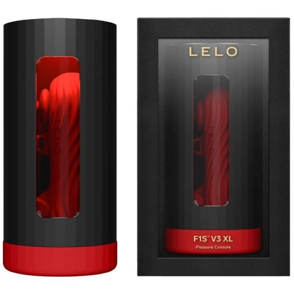 Lelo F1s V3 Masturbator mit App-Steuerung und Vibration, XL rot
