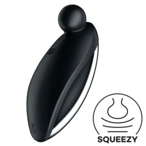 Satisfyer Vibrator Spot On 2 Lay-on Vibrator with Silicone Tip Black