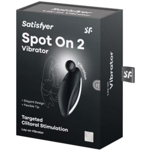 Satisfyer Vibrator Spot On 2 Opgelegvibrator met siliconen punt Zwart Satisfyer Vibrator Spot On 2 Opgelegvibrator met siliconen punt Zwart - Afbeelding 5