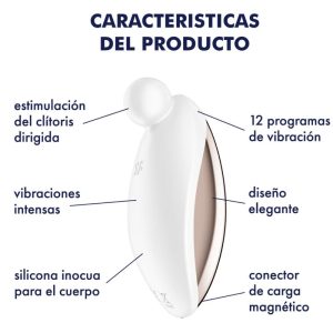 Satisfyer Vibrator Spot On 2 oplegvibrator met flexibele siliconen punt Wit Satisfyer Vibrator Spot On 2 oplegvibrator met flexibele siliconen punt Wit - Afbeelding 4