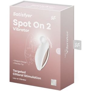 Satisfyer Vibrator Spot On 2 oplegvibrator met flexibele siliconen punt Wit Satisfyer Vibrator Spot On 2 oplegvibrator met flexibele siliconen punt Wit - Afbeelding 5