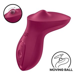 Satisfyer Exciterrr opzetvibrator met rolbal Fuchsia Satisfyer Exciterrr opzetvibrator met rolbal Fuchsia - Afbeelding 1