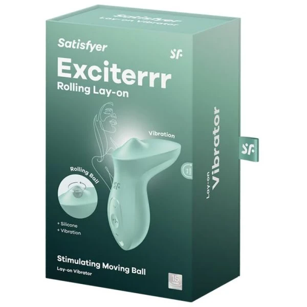 Satisfyer Exciterrr Opgelijkvibrator met Rolbal, Mint