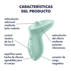 Satisfyer Exciterrr Opgelijkvibrator met Rolbal, Mint Satisfyer Exciterrr Opgelijkvibrator met Rolbal, Mint - Afbeelding 4