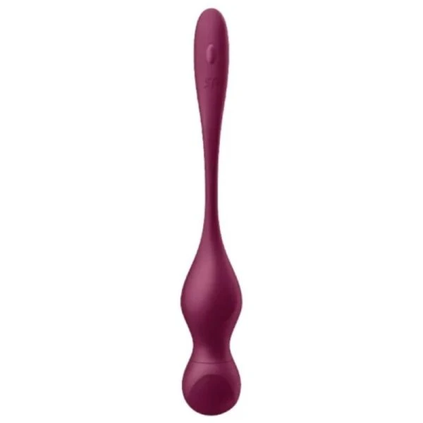 Satisfyer Love Birds Vary Vibrerende liefdesbollen met app-bediening wijnrood