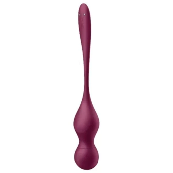 Satisfyer Love Birds Vary Vibrerende liefdesbollen met app-bediening wijnrood