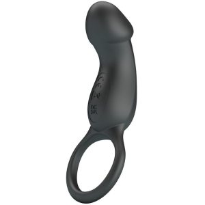 FOR HIM Pretty Love Trae Vibrationsring mit Stimulator schwarz FOR HIM Pretty Love Trae Vibrationsring mit Stimulator schwarz – Bild 1