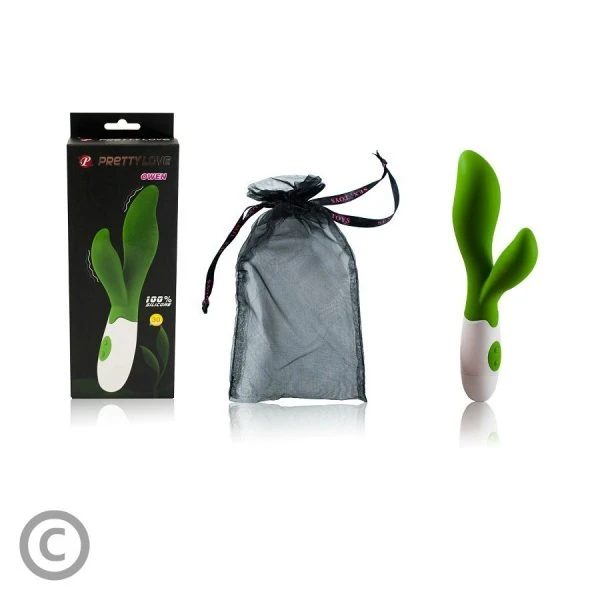 High Tech Pretty Love Flirtation Owen Green Vibrator groen-wit