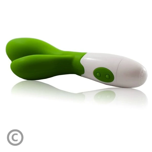 High Tech Pretty Love Flirtation Owen Green Vibrator groen-wit